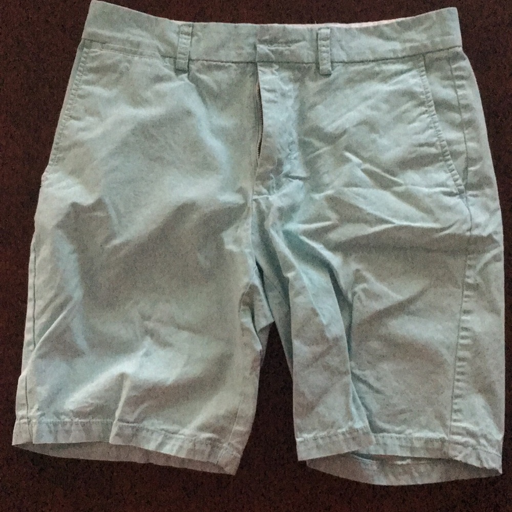 Men's Old Navy 31 Flat Front Shorts Teal